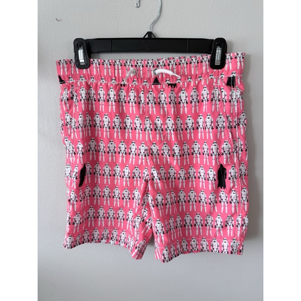 Disney Gap Star Wars Boys Stormtroopers Swimsuit Trunks Shorts Size Large 10/12
